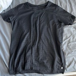 Black workout shirt
